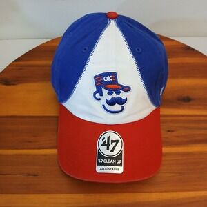 Oklahoma City OKC 89ers Hat Cap Strapback 47 Brand Tri Cut Clean Up Baseball